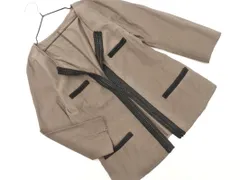 HIROKO BIS ヒロコビス ノーカラー ジャケット size9/カーキ ■◇ レディースのサムネイル