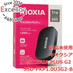 [bn:9] キオクシア　EXCERIA PLUS G2 SSD-PKP1.0U3G2-B　ブラックのサムネイル