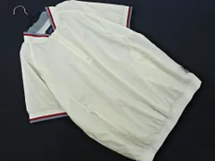 PEARLY GATES パーリーゲイツ ゴルフ ナイロン ハーフジップ 半袖 プルオーバー size1/アイボリー ■◆ レディースのサムネイル