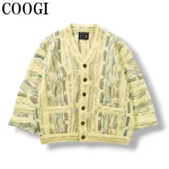 【激レア】 90sヴィンテージ オーストラリア製 クージー COOGI 立体編み 3Dニット 7分袖 カーディガン たけしニットセーター  XS マルチカラー レディース メンズ ユニセックス ♪のサムネイル