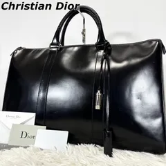 クリスチャンディオール Christian Dior ビジネスバッグ 大容量 手持ち 手提げ 本革 レザー ロゴ刻印 鍵付き ギャランティーカード付き イタリア製のサムネイル