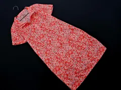 PUMA プーマ ゴルフ 花柄 ハイビスカス柄 半袖 ワンピース sizeL/ピンク ■◆ レディースのサムネイル