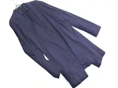 theory セオリー リネン混 ロング ジャケット size0/紺 ■◇ レディースのサムネイル