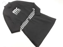 marie claire SPORT マリクレール 裏起毛 ロゴ プリント ハイネック ワンピース sizeL/黒 ◇■ レディースのサムネイル