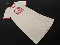 BEAMS BOY ビームスボーイ プリント 半袖 Tシャツ ワンピース ライトグレー ■◆ レディースのサムネイル