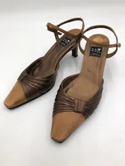 23区 ニジュウサンク ストラップ パンプス サンダル size24?/茶系 ■◆ レディースのサムネイル
