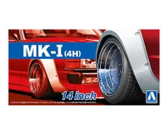 アオシマ 1/24 ザ・チューンドパーツ No.54 マークI 4H 14インチ ホイール＆タイヤセット プラモデルのサムネイル