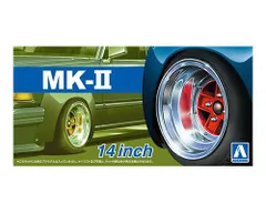 アオシマ 1/24 ザ・チューンドパーツ No.55 マーク2 14インチ ホイール＆タイヤセット プラモデルのサムネイル