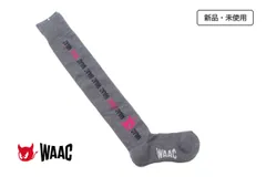 ワック WAAC 新品 ニーハイソックス 22~24cm  グレーのサムネイル