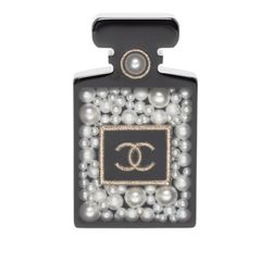 シャネルCCマーク香水瓶パール&クリスタルブローチ新品未使用 - メルカリ
