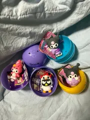 サンリオ ガチャ マイメロディ バツ キーホルダー クロミ フィギュア