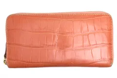 フェリージ／Felisi 長財布 財布 ウォレット レディース 女性 女性用 レザー 革 本革 ピンク  125/SA 小銭入れあり ラウンドジップ ラウンドファスナー クロコ型押しのサムネイル
