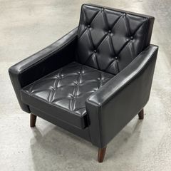 希少！Knoll□ヴィンセントキャフィエロ ハイバックチェア 黒