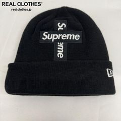 Supreme×New Era/シュプリーム×ニューエラ Cross Box Logo Beanie