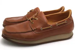 エルメス／HERMES シューズ デッキシューズ 靴 メンズ 男性 男性用 レザー 革 本革 ブラウン 茶  CANOE カノエのサムネイル