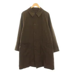 スティーブンアラン Steven Alan C/W SHIRT BALCOLLAR COAT ステンカラーコート アウター L 茶色 ブラウン 無地 長袖 8125-199-0270 /YMのサムネイル