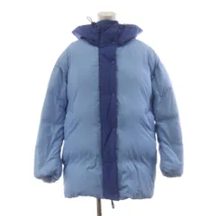 ユニクロ UNIQLO × マルニ MARNI ダウンジャケット フード ナイロン アウター S 水色 ライトブルー 青 ブルー 211-457941 /AN45のサムネイル