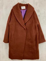 美品 ROSE BUD ローズバッド 600-7220017 モヘヤ コート sizeF/茶 ◆■◎レディースのサムネイル