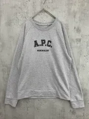 A.P.C. アーペーセー 21H2-COESM-H27683 MINIMALIST プリント スウェット グレー ■■◎メンズのサムネイル