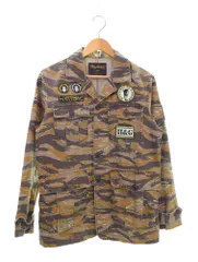 ヒステリックグラマー HYSTERIC GLAMOUR 00s タイガーカモ ミリタリージャケット ワッペン 迷彩 Y2K Archive 2AB-4190 ジャケット マルチカラー 103MT-4777のサムネイル
