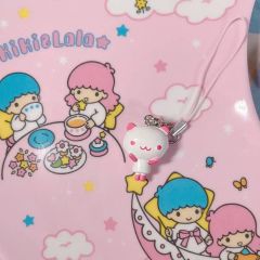 当時物 サンエックス モモパンダ 2点 蓄光マスコットキーチェーン