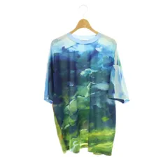 ナゴンスタンス nagonstans サンプル品 26SS Summer landscape T/SH Tシャツ カットソー オーバーサイズ M ブルー マルチカラー /CX ■OSのサムネイル