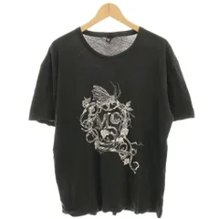 マックキュー McQ Tシャツ カットソー 半袖 グラフィックプリント XL 黒 ブラック /HNのサムネイル