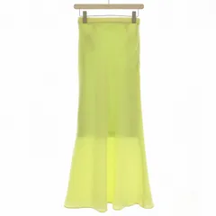 フィーニー PHEENY  Dobby bias skirt マーメイド スカート PS21-SK01 ロング 1 黄緑 ライムグリーン /☆Gのサムネイル