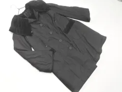 TO BE CHIC トゥービーシック 裏ボア 中綿 コート size40/黒 ◇■ レディースのサムネイル