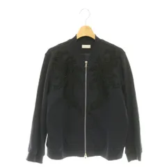 ドリスヴァンノッテン DRIES VAN NOTEN ブルゾン ジャケット ジップアップ スウェット 刺繍 M 濃紺 ダークネイビー /HS ■GY11のサムネイル