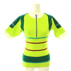 ナゴンスタンス nagonstans 26SS cycling pullover プルオーバー カットソー サイクリング 半袖 M 黄緑 イエローグリーン /HS ■OSのサムネイル