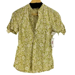 ビーシービージーマックスアズリア BCBG MAXAZRIA 総柄フリルブラウス レディース import：S のサムネイル