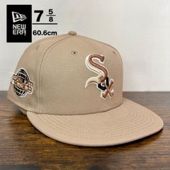 海外限定】 ホワイトソックス 9FIFTY ベージュ ローズ サイドパッチ ②