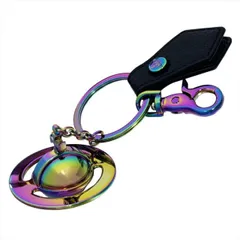 Vivienne Westwood キーリング METAL 3D ORB IRIDESCENT 8203011JU-OM0014-N403 BLACK PU GRAINのサムネイル