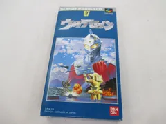  中古品 ゲーム スーパーファミコン ソフト ウルトラマンセブン 箱・説ハガキ付きのサムネイル