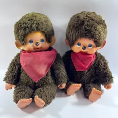 ★ monchhichi モンチッチ 初代 ぬいぐるみ 2点 まとめ商品 全長約44cm 42cm Sekiguchi セキグチ社 現状品のサムネイル