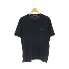 マルニ MARNI ロゴ刺繍 Tシャツ クルーネック 半袖 40 紺 ネイビー /HS ■OSのサムネイル
