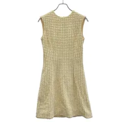 ALEXANDER McQUEEN アレキサンダーマックイーン ノースリーブワンピース  アイボリー 40のサムネイル