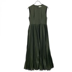 マメクロゴウチ curved pleated sleeveless dress - メルカリ