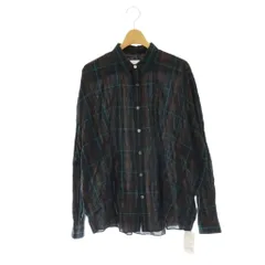 ジャーナルスタンダード ラックス JOURNAL STANDARD LUXE 26SS シャーリングチェック シャツ F ネイビー マルチカラー /ES ■OSのサムネイル