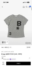 バウプ グレー ドット 半袖 Tシャツのサムネイル