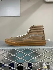VANS スケート ハイ ブラウン 8 (gr-5239)