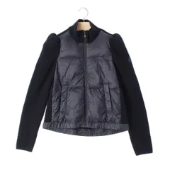 モンクレール 22年 ウール CARDIGANキッズ ニット ダウンジャケット ネイビー 14A 164cm 【中古】のサムネイル