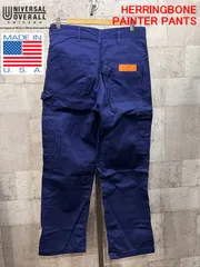 USA製 UNIVERSAL OVERALL ヘリンボーン ペインターパンツ ネイビー ユニバーサルオーバーオール カーペンターパンツのサムネイル