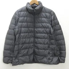 g■ユニクロ/UNIQLO ウルトラライトダウンジャケット【L】灰/LADIES/H42【中古】■