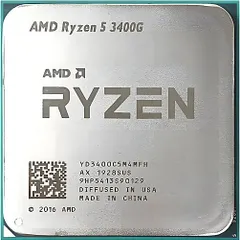 AMD Ryzen 5 3400G 4C 8T 3.7GHz to 4.2GHz Socket AM4 Picasso 12NM 4MB 65W Jul 2019のサムネイル