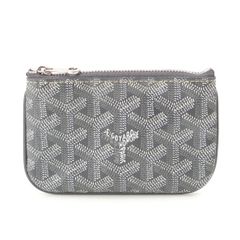 極美品 GOYARD ゴヤール セナ ミニ ポーチ コインケース 小物入れ 白