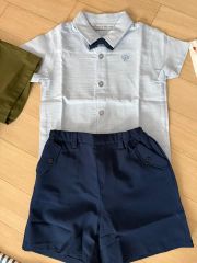 AS WE GROW 襟付きシャツ ショートパンツセット 海外子供服 - メルカリ