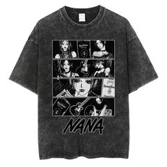 NANA アニメ プリント Tシャツ ヴィンテージ加工 - メルカリ