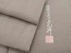 美品 正絹単衣 服部光擴作 毛万筋江戸小紋 江戸小紋 極毛万筋 上質